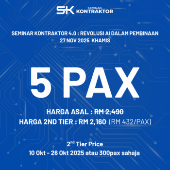 Seminar Revolusi AI Dalam Pembinaan (5 Pax)