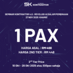 Seminar Revolusi AI Dalam Pembinaan (1 Pax)