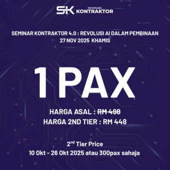 Seminar Revolusi AI Dalam Pembinaan (1 Pax)